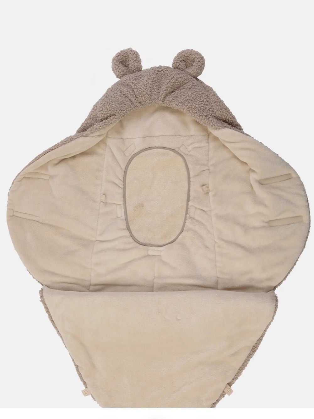 7 AM Enfant Nido Teddy Car Seat Stroller Wrap Blanket | 0-6 Months - Picture 4 of 9